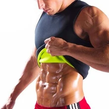 Шейшейпер для похудения футболка неопреновый Жилет Формирователь тела Поддерживающий Пояс-корсет контроль Топ супер Корректирующее белье стретч для мужчин