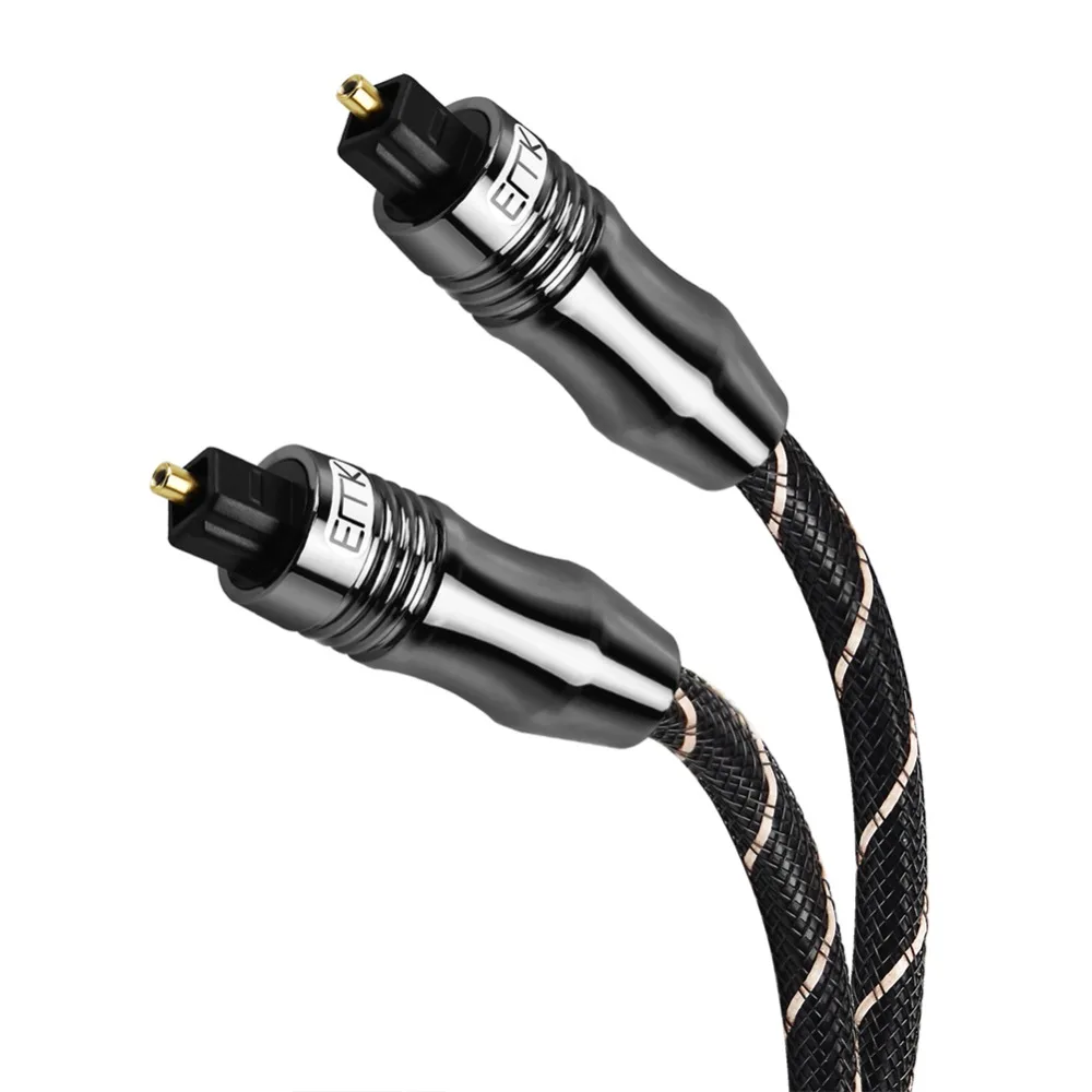 EMK S/PDIF шнур 3ft 6ft 10ft 20фт Цифровой оптический Волоконно аудио кабель Toslink|audio cable|optical