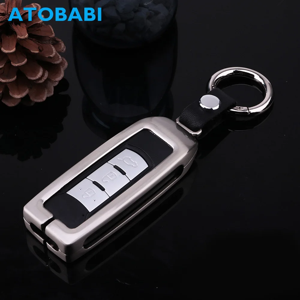 

Aluminum Alloy Car Key Case Smart Remote Keychain Metal Key Fob Shell Cover Fit for Trumpchi GS4 GS5 GA5 GA4 GA6 GM8 GS8 GS7 GA8