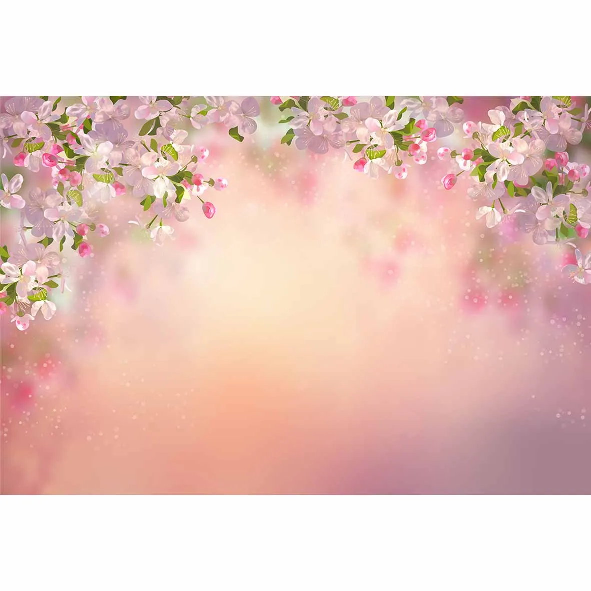 Фон для фотосъемки Funnytree розовый весенний цветок вишня фотография|painting