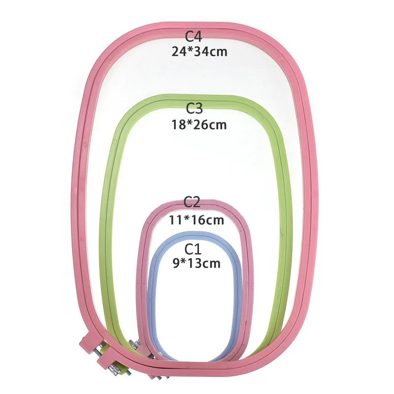 

1Pcs high quality embroidery hoop Convenient and practical Color random Sewing crafts Sewing accessories