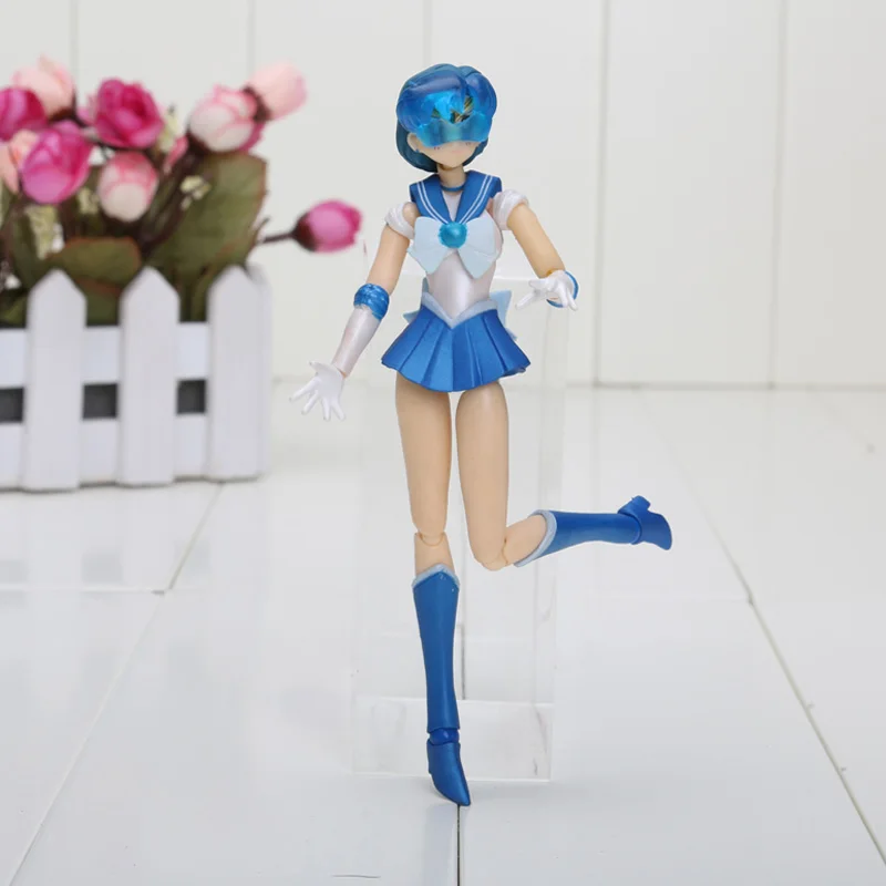 Najtaniej 15cm 6 cali Anime Sailor Moon rtęci Mars wenus tuxedo mask pcv figurka zabawki świąteczne prezenty
