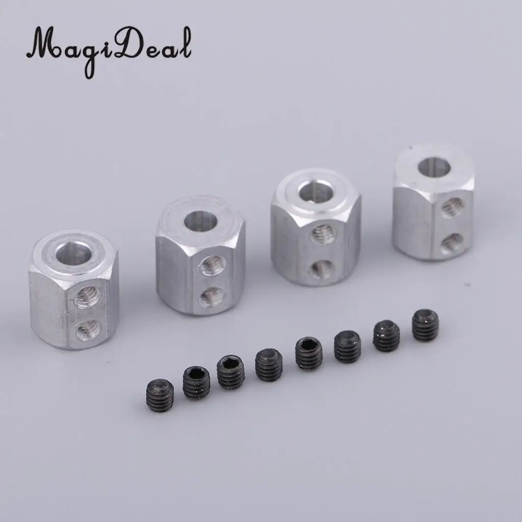 1/10 RC Car 4x 12mm Wheel Rim Hub Hex Adapter Connectors 08065 for HSP Accessory