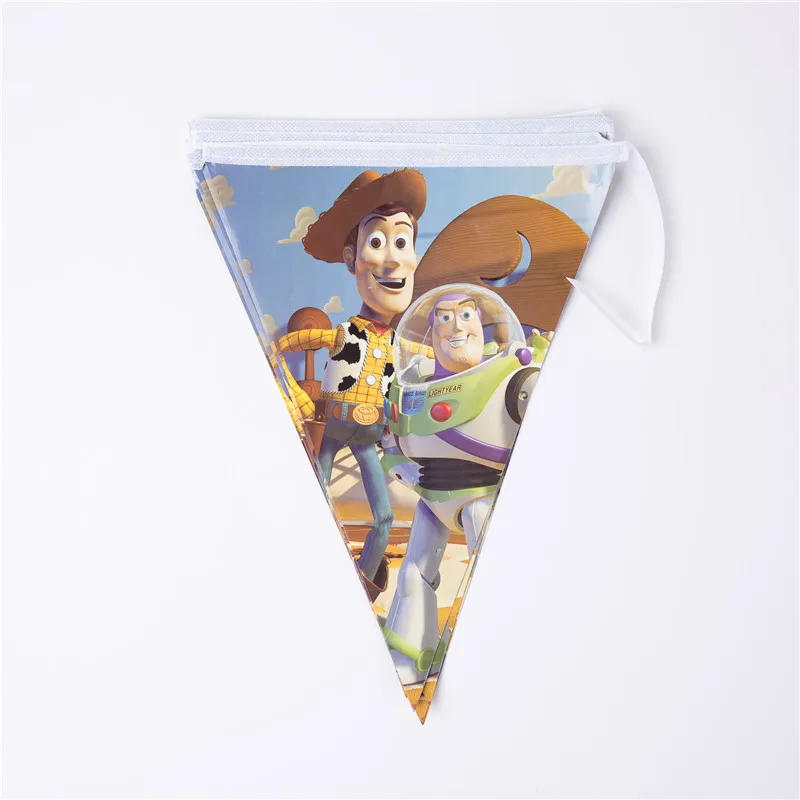 Cartoon Toy Story Disposable Paper Napkins Banner Table Cloth Straws Cup Plates Baby Shower Birthday Party Decoration Supplies