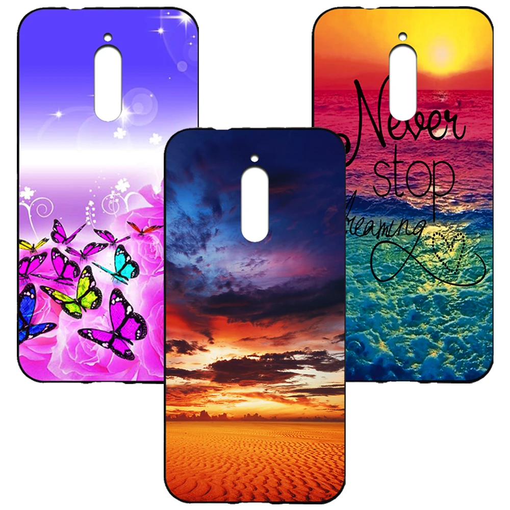 

For Wiko View XL Colored drawing Cartoon Fundas Soft Silicone Cover Case for Wiko View XL Printed Phone Cover