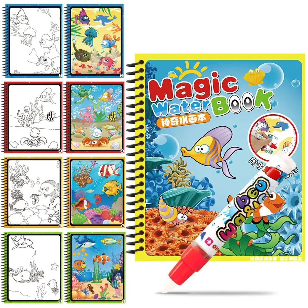 

Children'S Magic Magic Graffiti Baby Water Albums Kindergarten Coloring Water Paintings Educational Toys