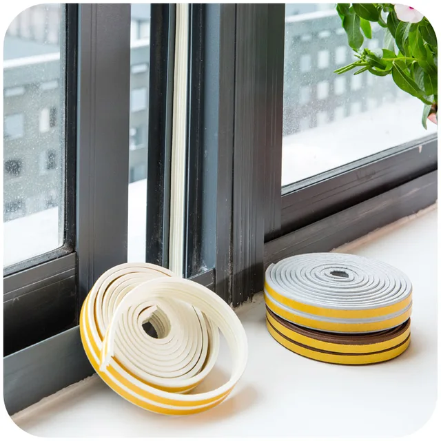 Buy 2.5m Adhesive Doors Windows Foam Sealing Strip