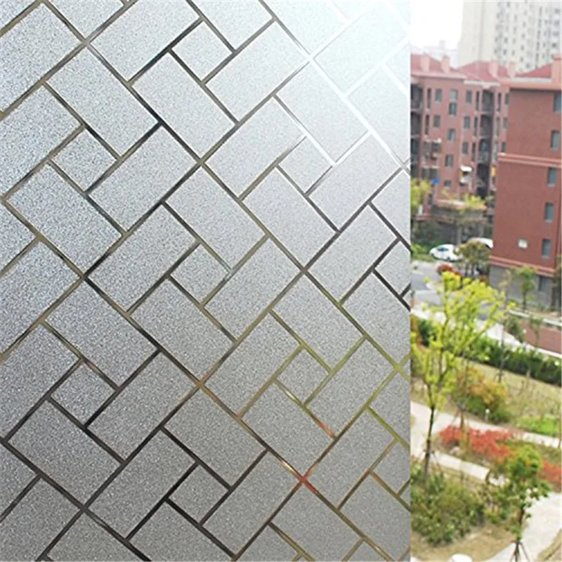 

Funlife 75x200cm Frosted blackout window stickers bathroom bathroom window film privacy glass film decorative static window film