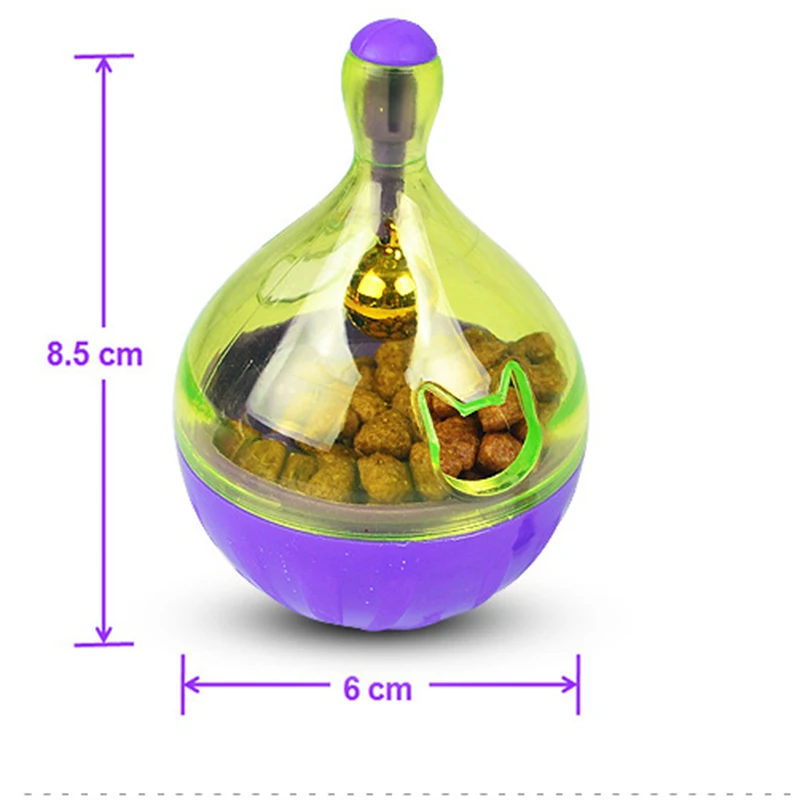 HE Pet Tumbler Toy Durable Automatic Funny Feeding Puzzle Safe Strong Bite resistant Dog Bowl Dog Bowl Leak-proof Ball