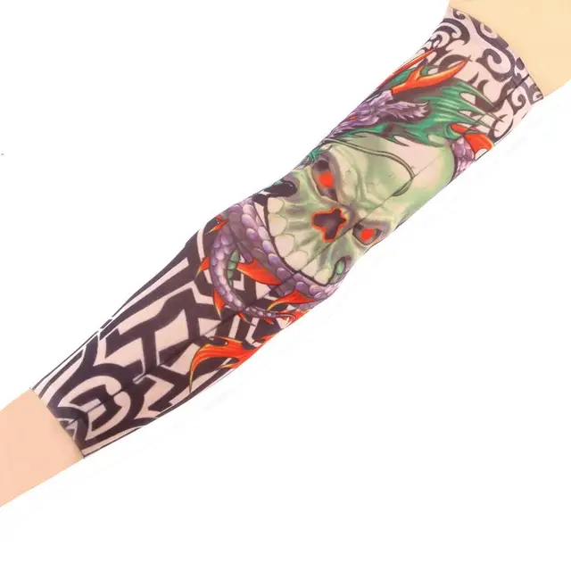 1 Pc Tatuagem Falsa Braco Elastico Manga Sport Skins Sun Bloco Unisex Multi Cores Fibra Superfina Elastico Ombro A Prova D Agua Tatuagem Tattoo Sleeves Men Tattoo Sleevefake Tattoo Elastic Aliexpress
