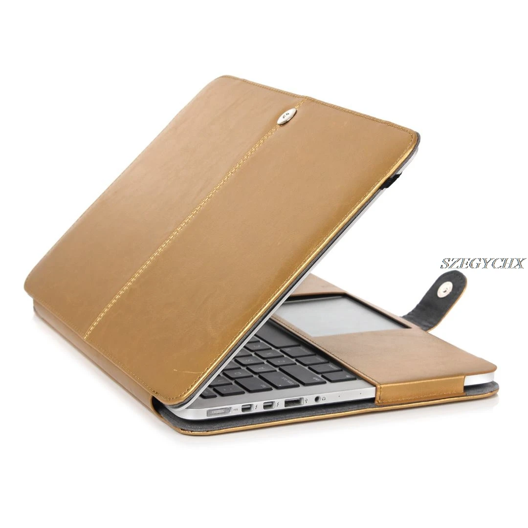Чехол для ноутбука Macbook Air 13 Pro retina 11 12 13 15 сенсорная панель для macbook New Air 13 A1932 новая сумка - Цвет: Золотой