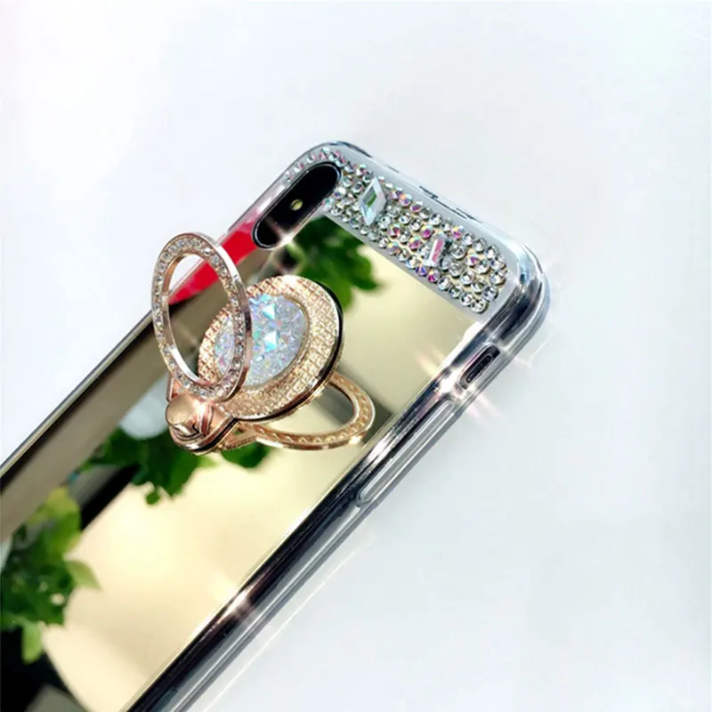 Для samsung Galaxy S8 плюс S7 S6 край роскошный зеркальный чехол для телефона для samsung A3 A5 A7 J3 J5 J7 чехол для телефона чехол