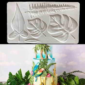 

Large Monstera Leaf Silicone Mold Designer DIY 3D Wall Panel Gypsum Plaster casting Mold polymer clay pottery epoxy resin molds