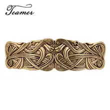 Teamer античный серебряный золотой цвет Заколки для женщин старинные шпильки в богемном стиле ретро шаблон Парикмахерская металлическая заколка для волос HCLIP10029