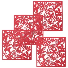 Мода 4 шт Бабочка с птицей и цветами висит Экран перегородка разделительная панель комнаты украшение для дома, для занавесок