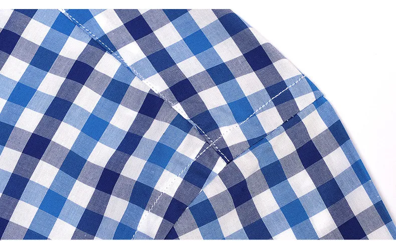 CAIZIYIJIA 100% Cotton Plaid Men Shirt Contrast Color Long Sleeve Casual Shirt Fashion Brand Clothing Button Down Shirt Slim Fit
