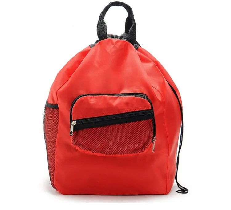 

Custom Red Foldable Backpack Shopping Bag Supermarket bag Promotional Gifts Tote Bag with Customized Logo Printed
