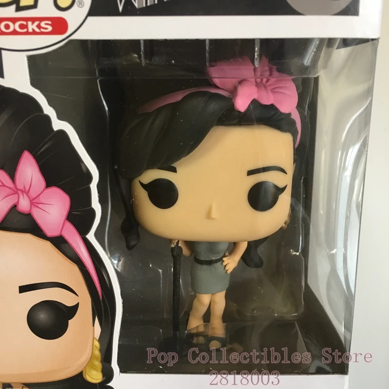 Funko поп официальный Rocks: Amy Winehouse винил фигурку Коллекционная модель игрушки с