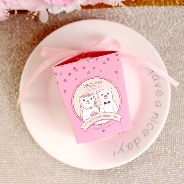 100 шт. Подарочная коробка с мультяшным рисунком для конфет|box beauty|box candybox sugar |