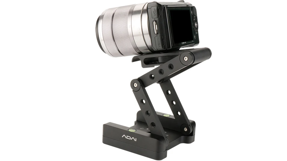 Складывающаяся головка ADAI типа Z с поворотной головкой и шаровой головкой с быстроразъемной пластиной для видео штатива с винтом 1/4 для DSLR Canon Nikon
