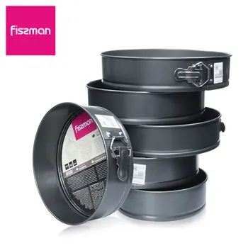 

Fissman Springform Pan Carbon Steel Non-stick Bakeware Cheese Pan with Removable Bottom