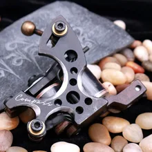 Высокое Качество Компас Татуировки Shader И Отбойные Gun 10 Обертывания Стальная Рама Медных Катушек Татуировка Поставки