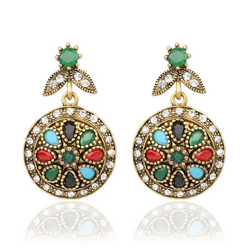 Vintage 2016 New Design Ethnic Jewelry Bohemian Drop Earring For Women