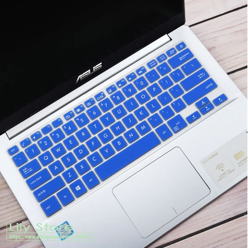 Для Asus vivobook S14 X411UF X411UA X411 X411UN X411MA X411N R421 ноутбук 14 дюймов Клавиатура Защитная крышка - Цвет: Blue