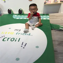 Ребенок большой области ковер для детей тренажерный зал ковер играть в игры Мат Детские игрушки чехол для хранения Организатор ребенка ползать Одеяло открытый pad номер