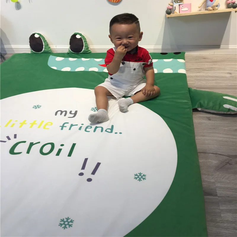 

Child Large Area Carpet For Kids Gym Rug Play Game Mat Baby Toys Pouch Storage Organizer Baby Crawl Blanket Outdoor Pad Room