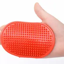 Собака Кошка массажные ванны перчатки набор инструментов для очистки волос гребень животного Товары для собак силикона ПЭТ Очищающая перчатка-Щетка 5 шт. случайный