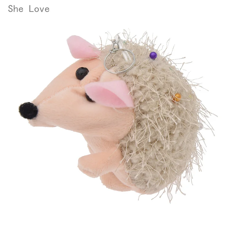 

She Love Hedgehog Shape Cute Sewing Pincushion with Soft Cotton Fabric Pin Cushion Pin Patchwork Holder Needlework Accessory