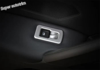 

Lapetus Door Armrest Window Lift + Rear Tail Trunk Switch Button Panel Cover Trim Fit For Volkswagen VW Tiguan 2016 - 2020 ABS