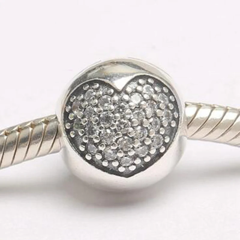 2016 new fashion charm real s925 sterling silver white clip charm for bracelet charm DIY support 2016 new fashion charm real s925 sterling silver white clip charm for bracelet charm DIY support