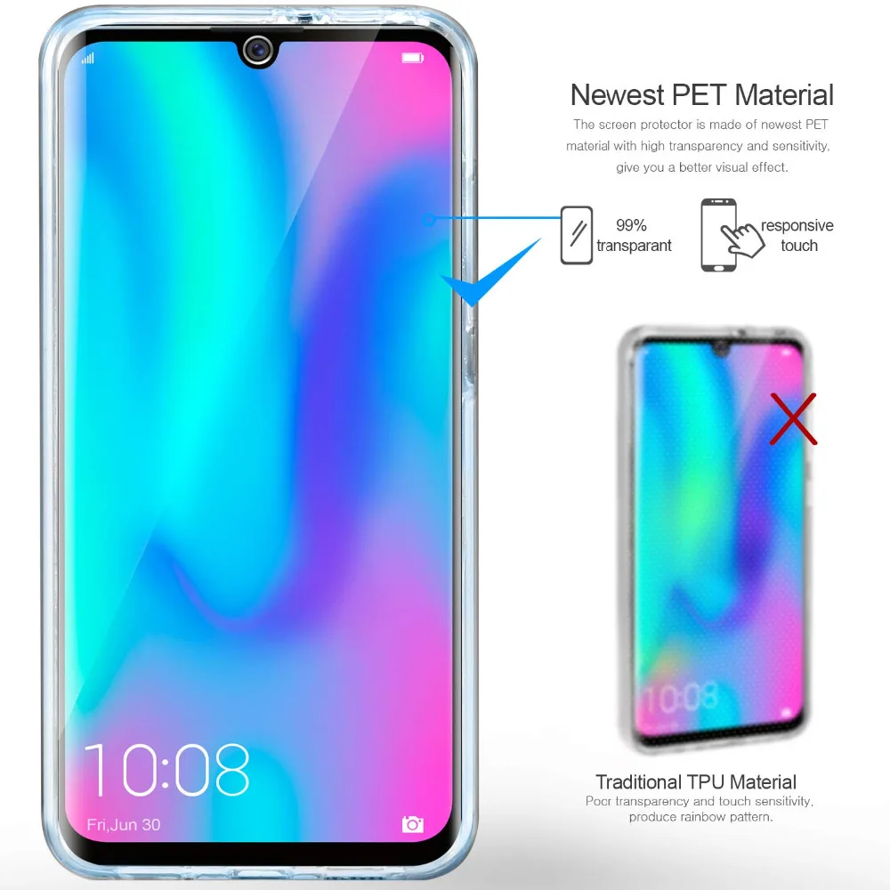 360 Degree Full Body Front And Back Clear TPU&PC Case Cover sfor Xiaomi Mi 8 Lite F1 Redmi Note 5 6 Pro 7 Mi 8 SE Phone Coque (10)