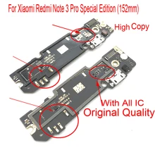 Микрофонный модуль USB плата с зарядным портом гибкий кабель Разъем для Redmi note3 Pro SE Global