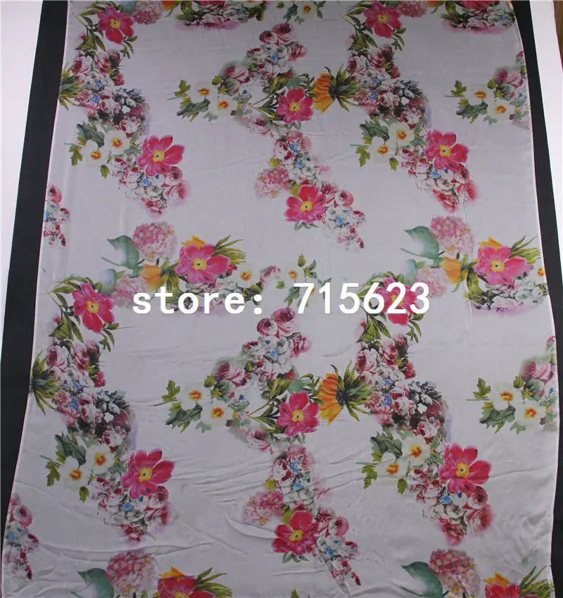 

silk fabric printed silk chiffon fabric for silk dress