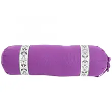 Волоконная хлопковая подушка для йоги, круглая подушка, подушка, Массажная подушка для фитнеса, комфортная подушка для головы ниже спины, подушка для фитнеса и йоги