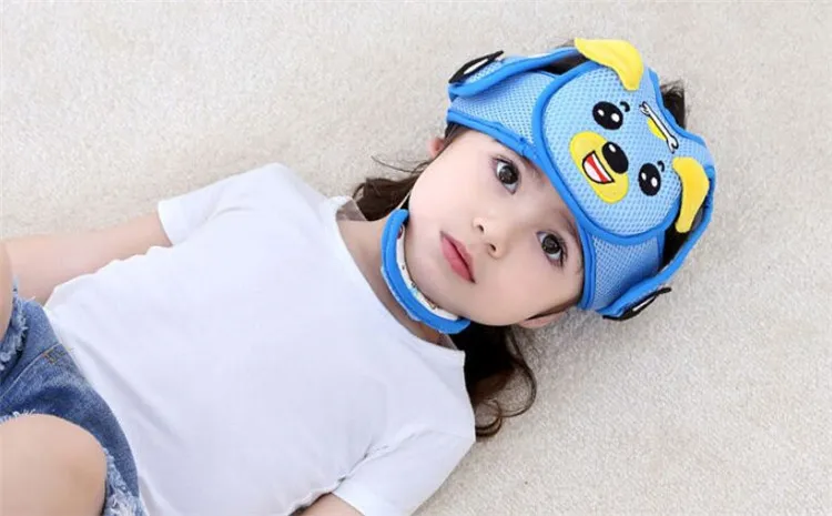 Детский защитный шлем с животными для детей, защитный шлем для малышей, головной убор для прогулок, бега, защита головы, мягкие детские защитные шапки
