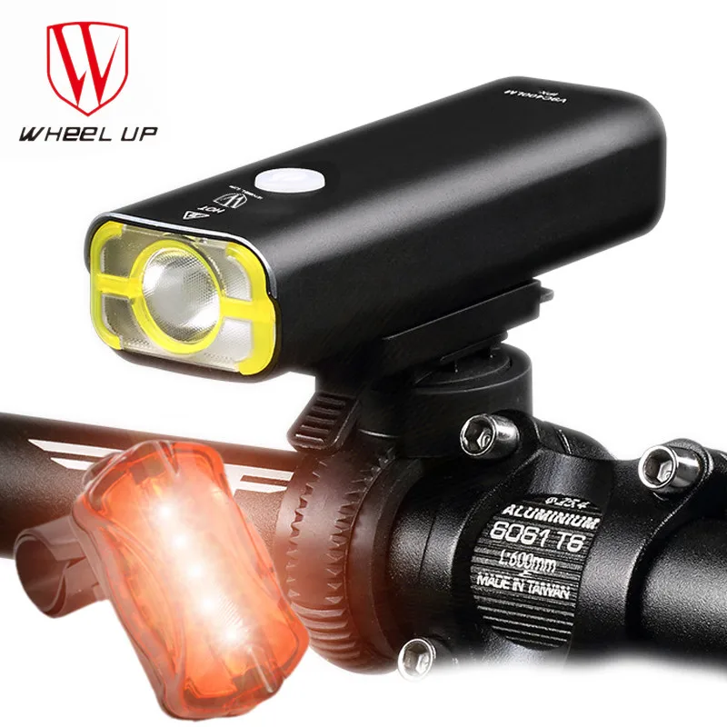 Best MTB Usb Rechargeable Bike Light Front Handlebar Cycling Led Light Battery Flashlight Torch Headlight Bicycle Accessories 1