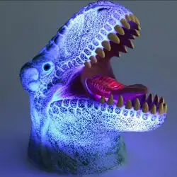 Хэллоуин DIY светодиодный сенсорный индукции luminaria 3D красочные ночника динозавров ночник USB СВЕТОДИОДНЫЙ светильник пародия трюк вечерние