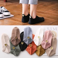 1 пара новых модных носков женские мягкие хлопковые Дышащие носки Короткие повседневные короткие носки для девушек и женщин