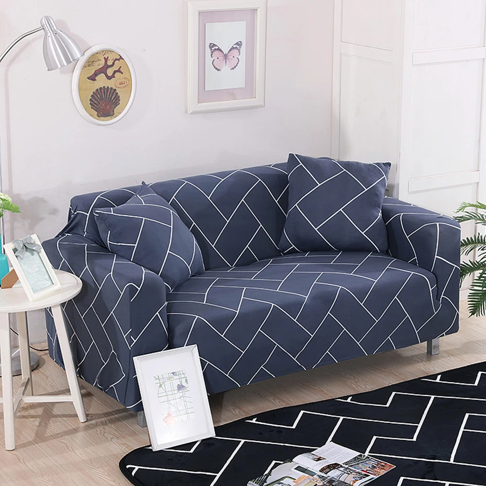 

sofa covers line All-inclusive Elastic Stretch couch cover Sectional Cover L Shape Armchair Single / Two / Three / Four-seater