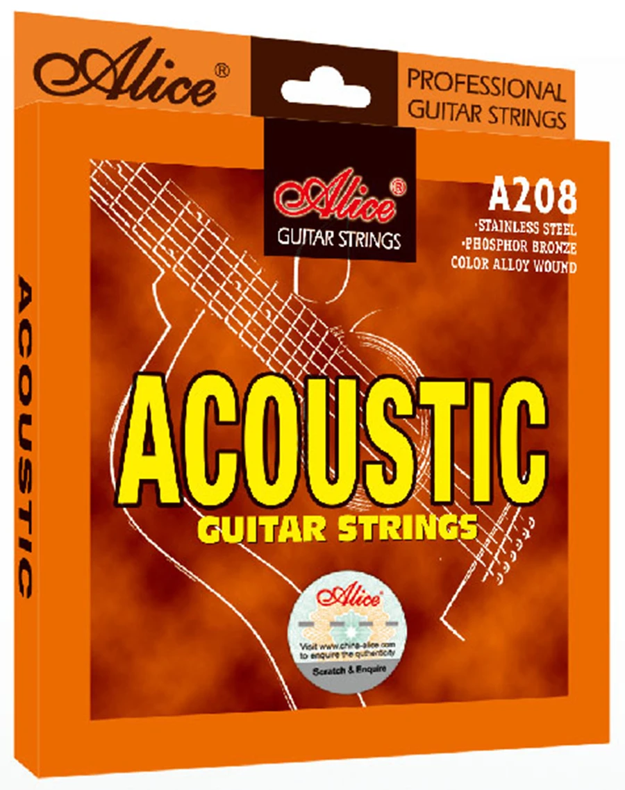 Acoustic Guitar Strings 011 012 inch Stainless Steel Coated Copper