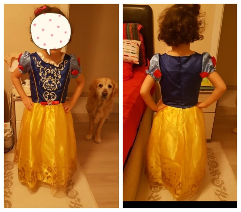 Baby Girl Princess Party Dresses Kids Girl Snow White Cinderella Sleeping Beauty Clothing Sofia Rapunzel Cosplay Costume Vestido (2)