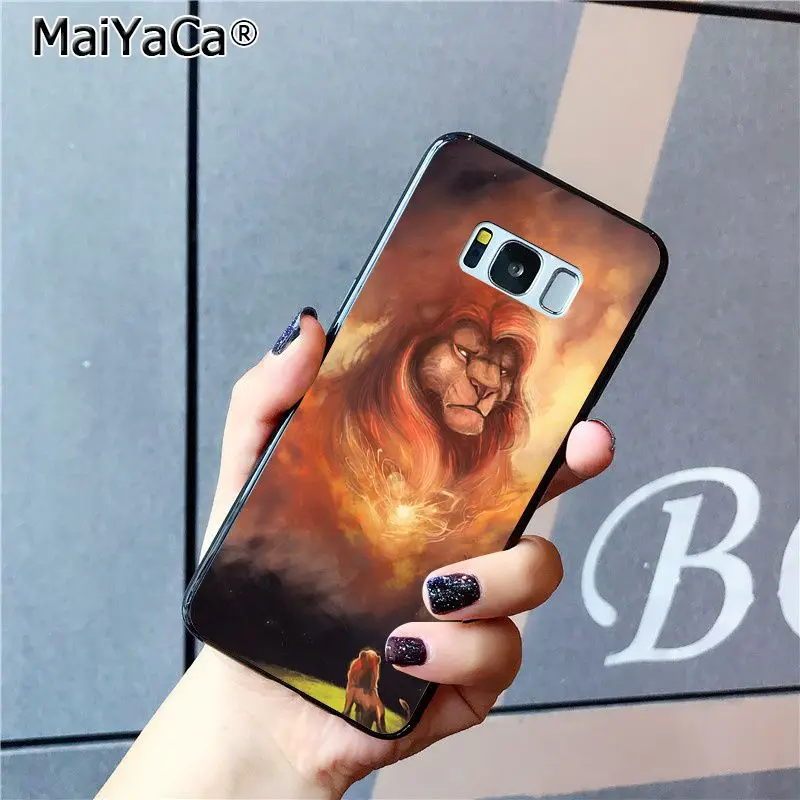 MaiYaCa Король Лев Coque чехол для телефона для samsung Galaxy S7 S6 edge plus S5 S9 S8 плюс S10 S10Plus S10E чехол M10 - Цвет: A4