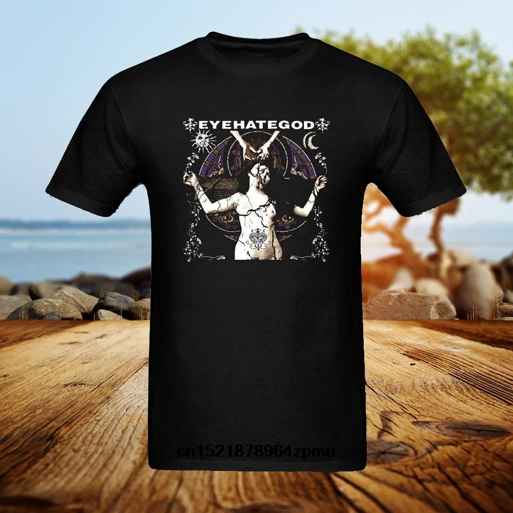 Мужская футболка Eyehategod Band Logo модная летняя из металла черного цвета новинка wo для