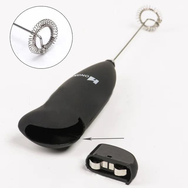 Best Offers Electric Black Coffee Latte Hot Chocolate Milk Frother Whisk Frothy Blend Whiske