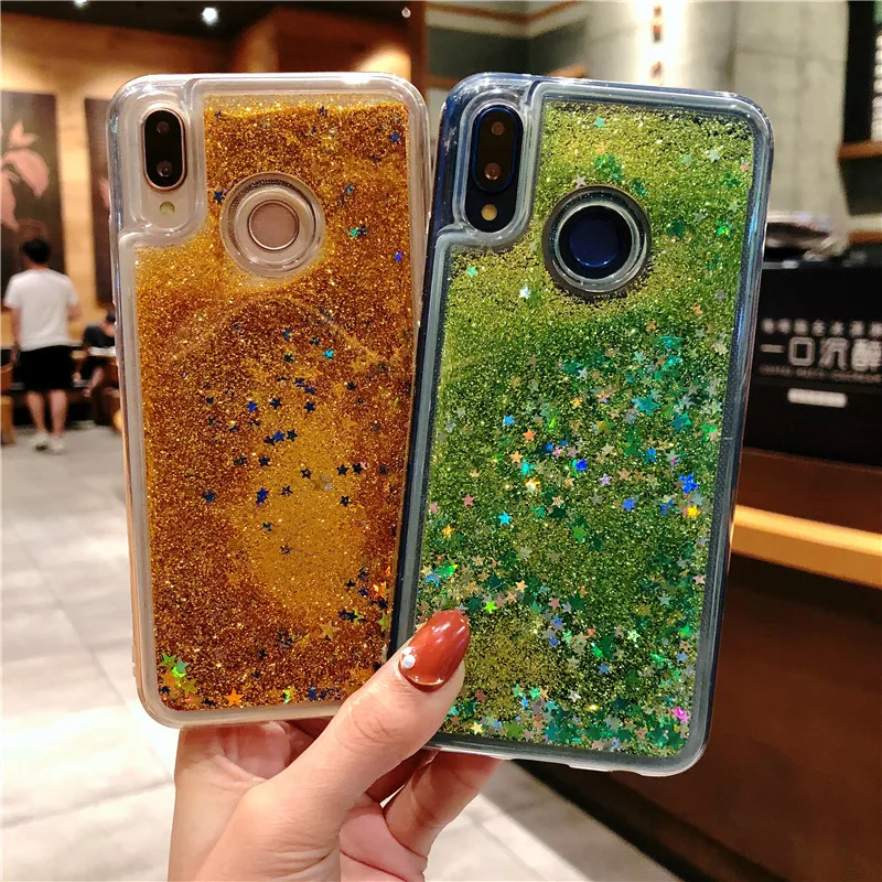 Quicksand Case For Huawei P20 Pro Mate 10 9 Lite 8 7 Glitter Liquid Cover Honor 4c 4X 5X 7i 5A 6X 6C 6A 7X 8X TPU Soft |