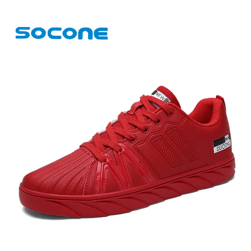 Image Socone New Fashion Men Skateboarding Shoes Male Lace up Outdoor Sport Sneakers Classical Lightweight Walking Shoes Zapatillas